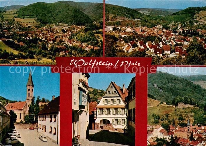 Wolfstein Pfalz Panorama Kirche Ortspartie