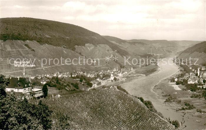 Alf Bullay Mosel Berghotel Waldfrieden Panorama Moseltal Weinberge