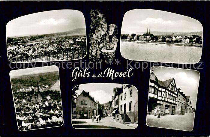 Guels Koblenz Panorama Moseltal Ortsmotive Fachwerkhaus