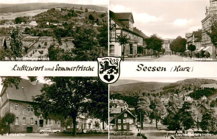Seesen Harz Luftkurort Sommerfrische Naturfreundehaus Ortsmotive Ratskeller