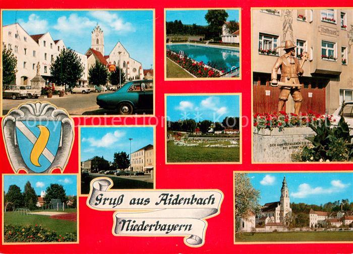Aidenbach Teilansichten Erholungsort Denkmal Freibad Kirche
