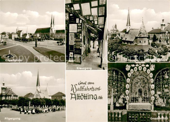 Altoetting Kapellplatz Kreuzgang Gnadenkapelle Gnadenaltar Pilgergang Wallfahrts