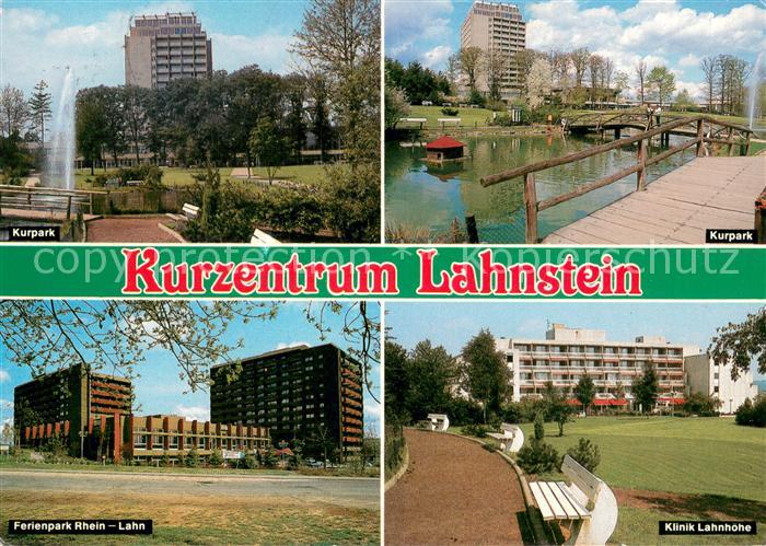 Lahnstein Kurzentrum Kurpark Ferienpark Rhein Lahn Klinik Lahnhoehe