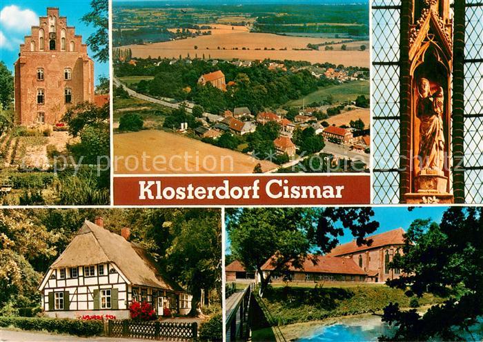 Cismar Panorama Klosterdorf Fliegeraufnahme Historische Gebaeude Kirchenfigur