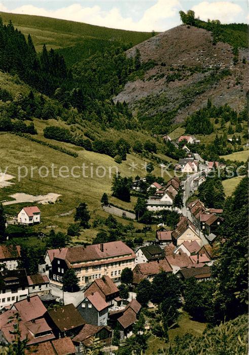 Sieber Herzberg am Harz Osterode Niedersachsen Luftkurort im Siebertal Blick zu