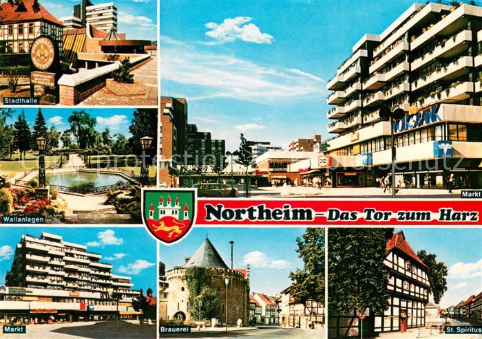 Northeim Stadthalle Wallanlagen Markt Brauerei St. Spiritus Innenstadt