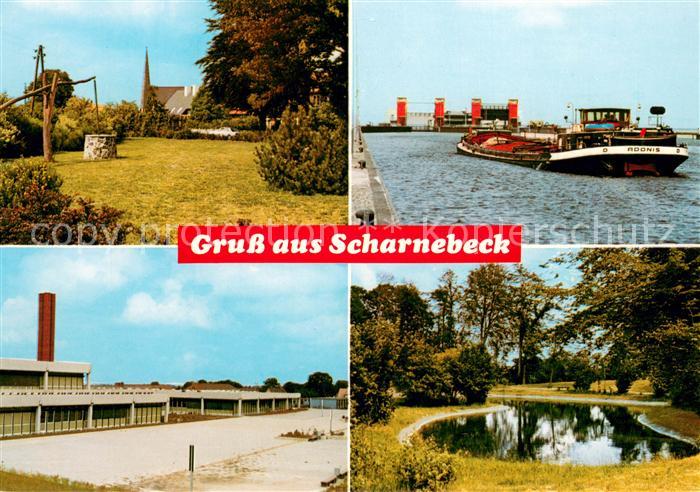 Scharnebeck Lueneburg Schiffshebewerk Parkanlagen Teich