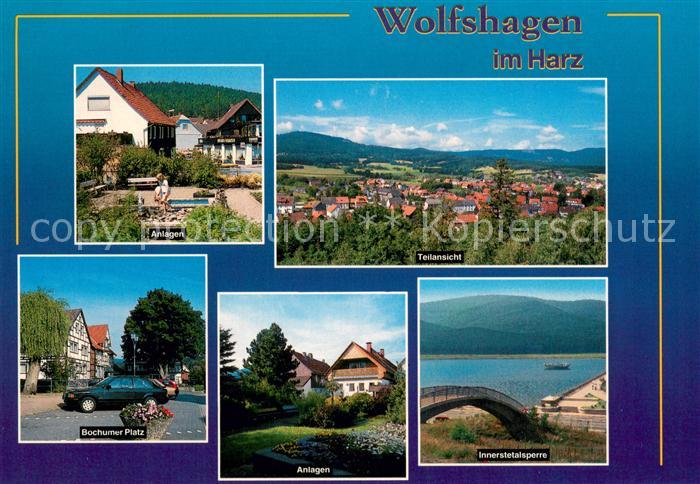 Wolfshagen Harz Panorama Parkanlagen Bochumer Platz Innerstetalsperre