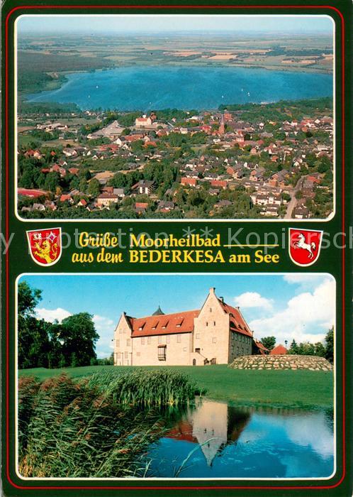 Bad Bederkesa Fliegeraufnahme Luftkurort Moorheilbad Schloss