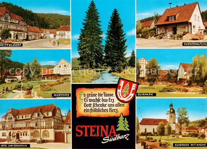 Steina Suedharz Mitteldorf Kurpark Kurverwaltung Hotel zum Roemerstein Kirche Po