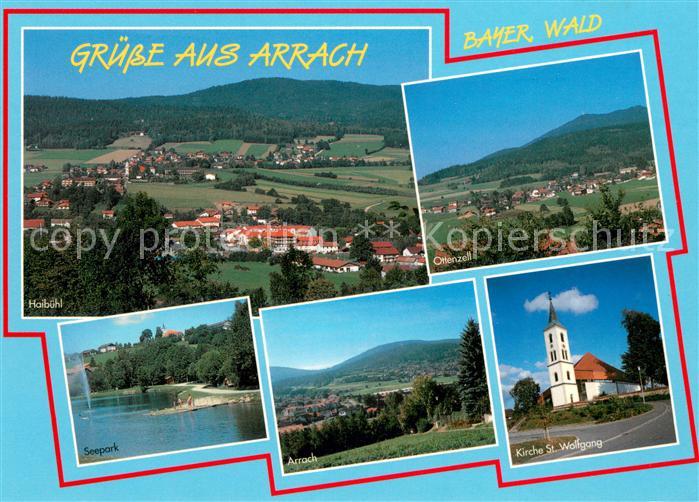 Arrach Panorama Haibuehl Ottenzell Seepark Kirche St. Wolfgang