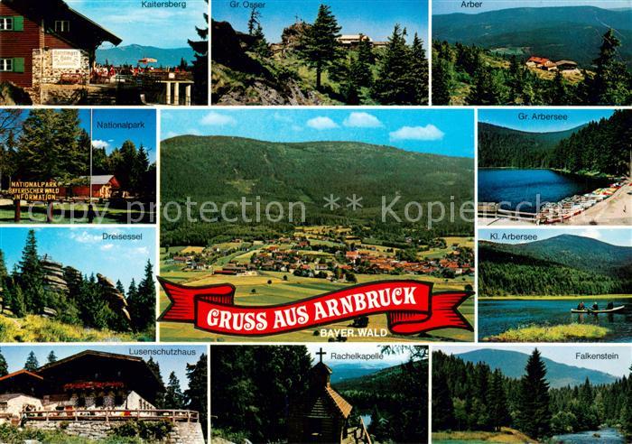 Arnbruck Panorama Nationalpark Bayerischer Wald Arbersee Felsformationen Lusensc