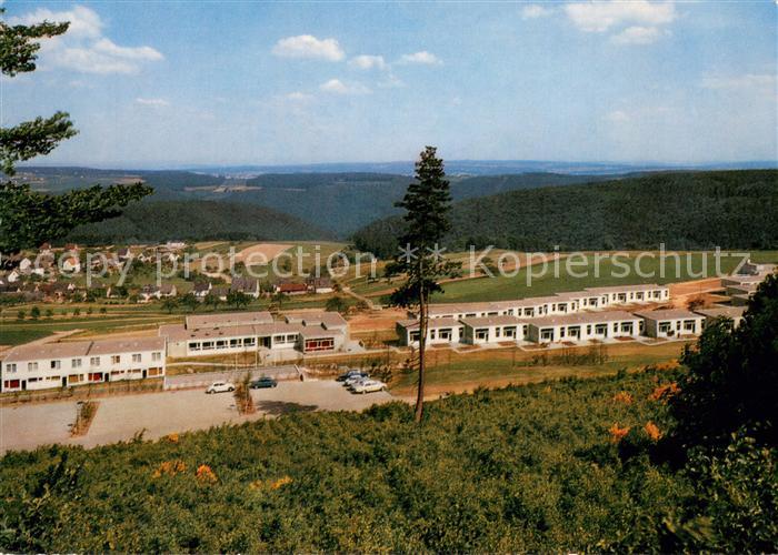 Huebingen Familienferiendorf der Dioezese Limburg Landschaftspanorama