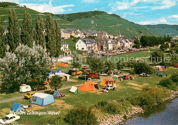 Zeltingen Mosel Weinort Moseltal Campingplatz