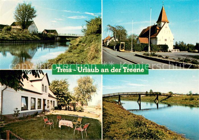 Treia Schleswig Gaestehaus Pension Urlaub an der Treene Kirche