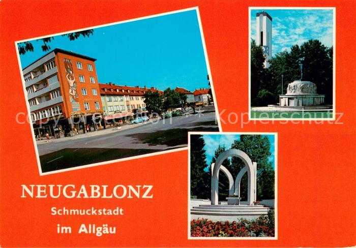 Neugablonz Innenstadt Denkmal Kirche