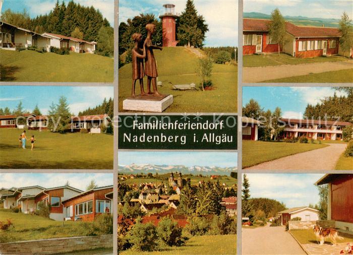 Nadenberg Allgaeu Familienferiendorf Bungalows Ferienhaeuser Denkmal Aussichtstu