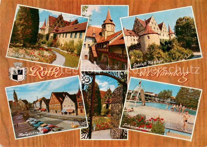 Roth Nuernberg Schloss Ratibor Hauptstrasse Altstadt Schwimmbad
