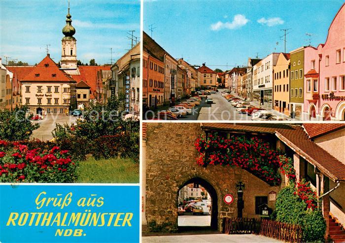 Rotthalmuenster Motive Altstadt Kirche Torbogen