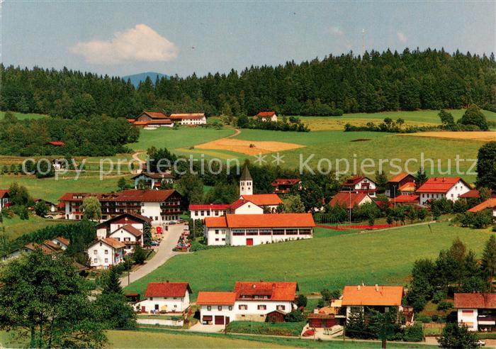 Geiersthal Regen Ortsansicht mit Kirche