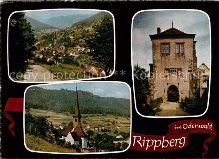 Rippberg Ortsansicht mit Kirche