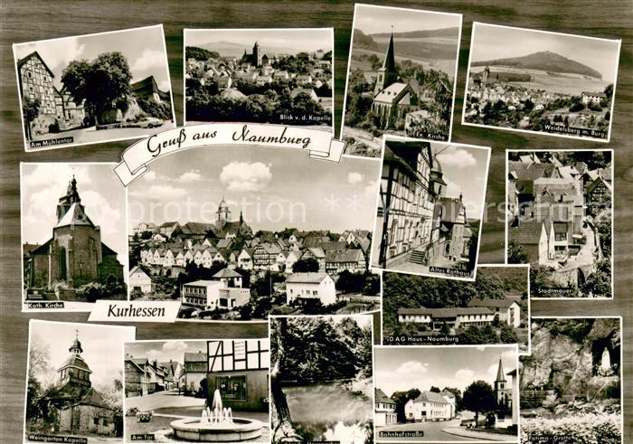 Naumburg Hessen Stadtansichten Sehenswuerdigkeiten