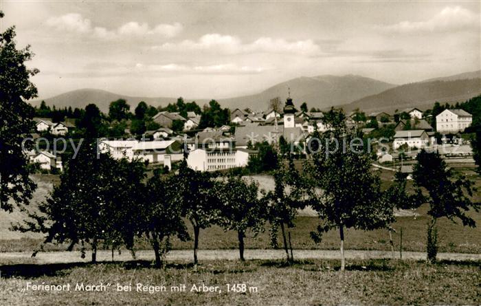 March Niederbayern Panorama mit Arber