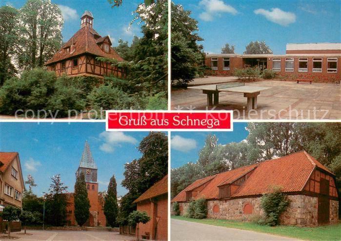 Schnega Fachwerkhaus Schule Kirche Scheune