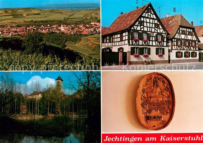Jechtingen Panorama Winzergenossenschaft Fachwerkhaeuser