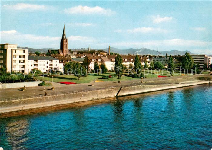 Beuel Rheinansicht mit Siebengebirge