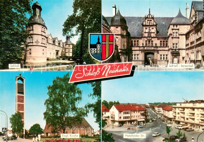 Paderborn Schloss Neuhaus Innenhof Ev Kirche Hatzfelder Strasse