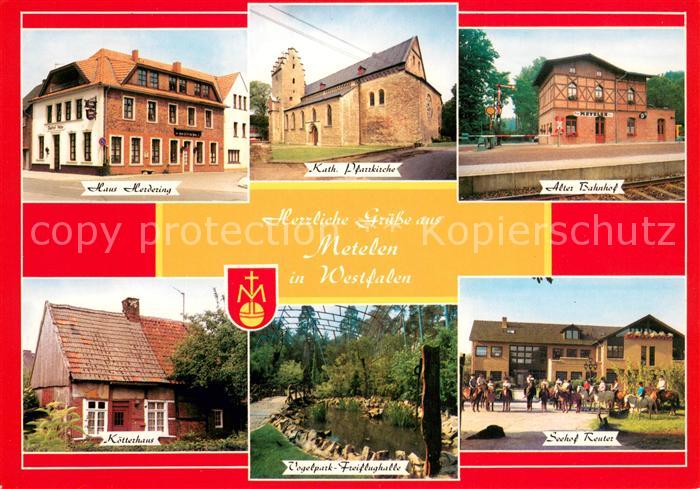 Metelen Haus Herdering Kath Pfarrkirche Alter Bahnhof Koetterhaus Vogelpark Frei