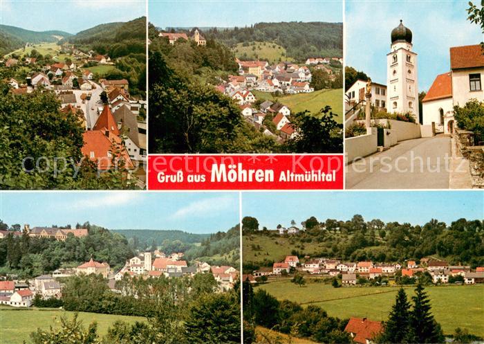 Moehren Panorama Altmuehltal Kirche Ortsansichten