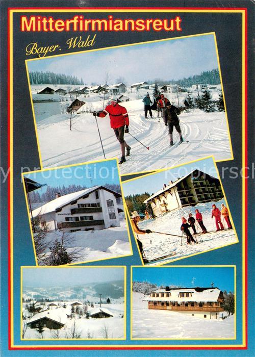 Mitterfirmiansreut Langlaufloipe Ferienwohnungen Skikurs Panorama