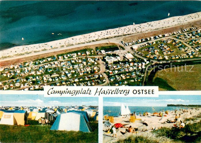 Kappeln Schlei Campingplatz Hasselberg Fliegeraufnahme Zelte Strand
