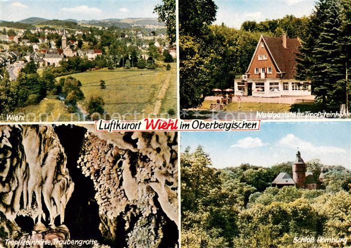 Wiehl Oberbergischer Kreis Panorama Waldgaststaette Tropfsteinhoehle Traubengrot