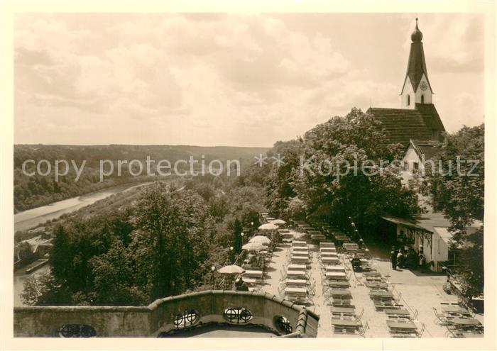 Pullach Isartal Blick auf die Rabenwirt Terrassen