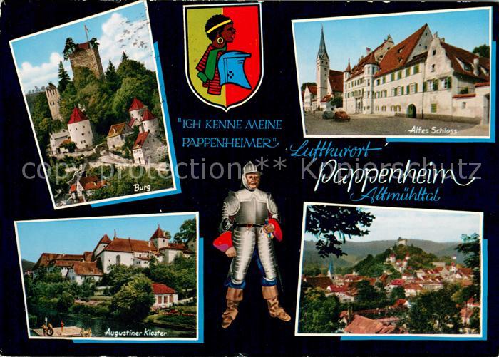 Pappenheim Mittelfranken Burg Altes Schloss Augustiner Kloster Panorama