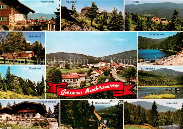 Mauth Niederbayern Kaitersberg Gr Osser Arber Nationalpark Gr und Kl Arbersee Dr