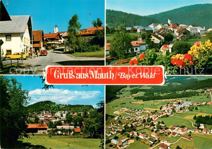 Mauth Niederbayern Dorfstrasse Panorama Fliegeraufnahme