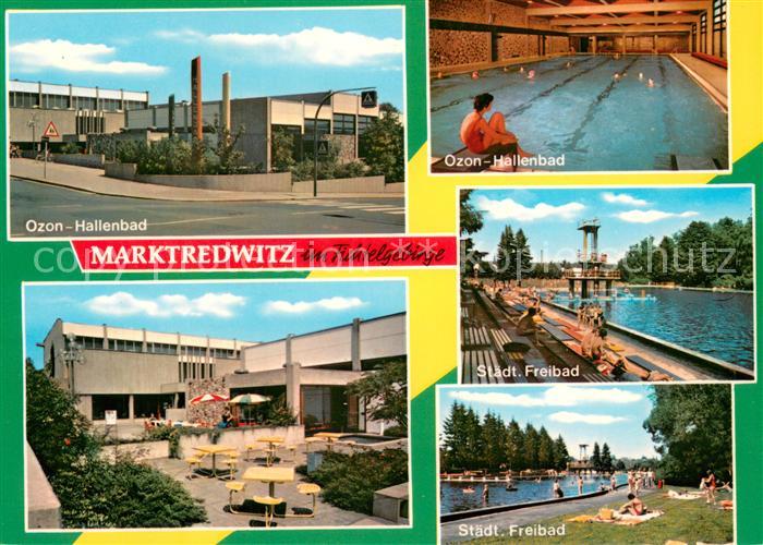 Marktredwitz Ozon Hallenbad Staedt Freibad Terrasse