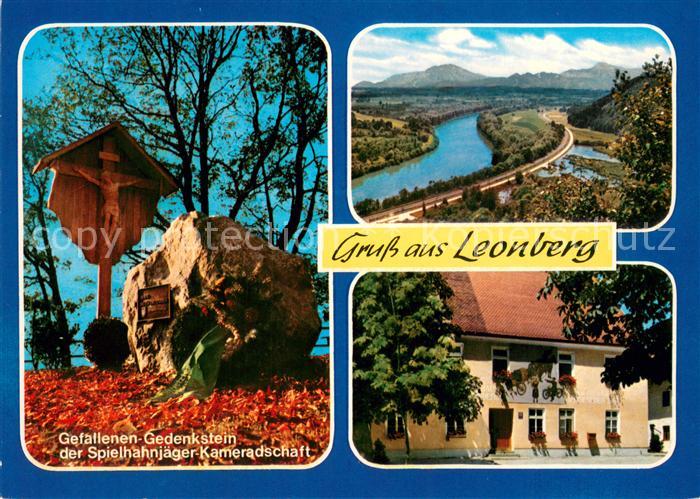 Leonberg Oberpfalz Gefallenen Gedenkstein der Spielhahnjaeger Kameradschaft Pano