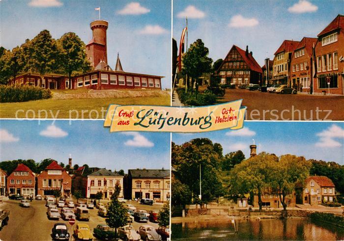 Luetjenburg Holstein Bismarckturm Ortsansichten Schwanenteich