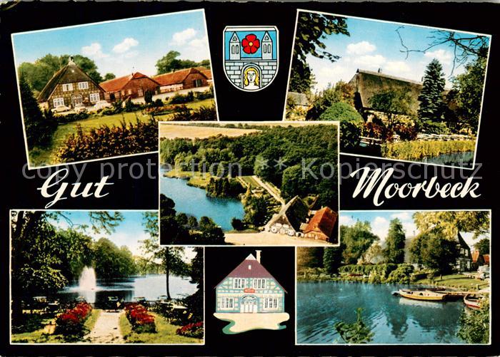 Moorbeck Teilansichten Seepartien Fliegeraufnahme