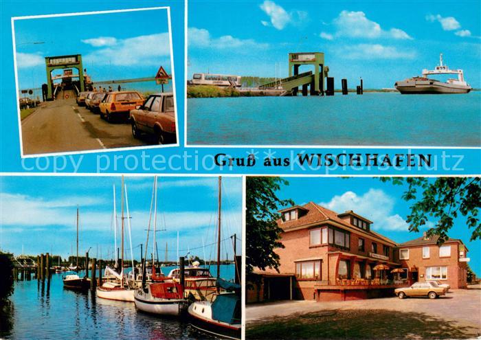 Wischhafen Elbefaehre Jachthafen Faehrhaus Wischhafen