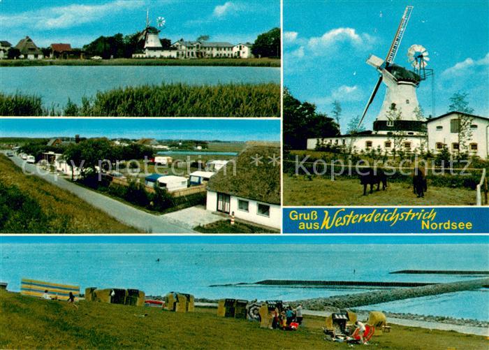 Westerdeichstrich Gasthaus Zum Landhaus Muehle Camping Strandpartie