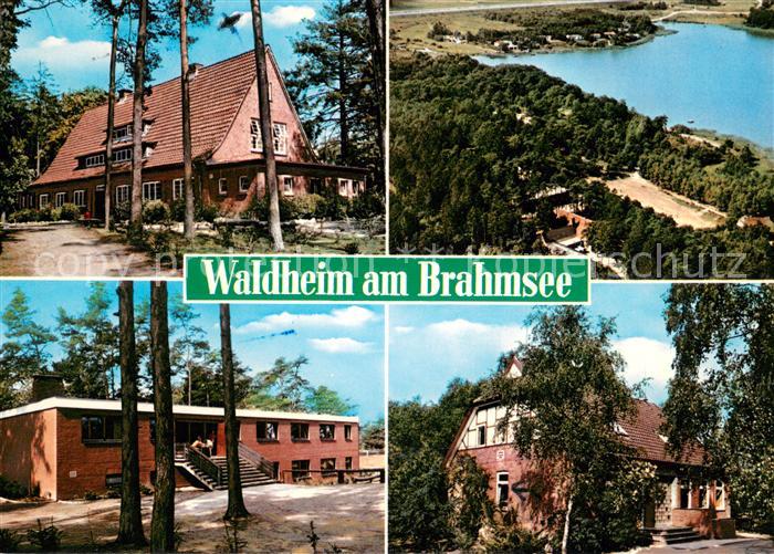 Waldheim Brahmsee Ev Jugendheim Fliegeraufnahme Teilansichten
