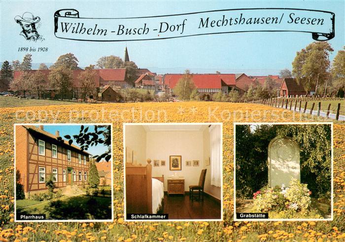 Mechtshausen Wilhelm Busch Dorf Pfarrhaus Schlafkammer Grabstaette