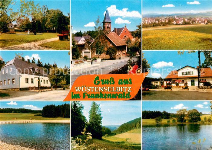 Wuestenselbitz Teilansichten Landschaftspanorama See