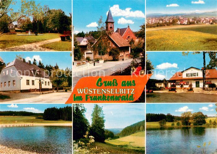 Wuestenselbitz Teilansichten Landschaftspanorama See